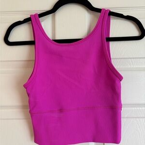 lululemon athletica Fuchsia Ribbed Tank Top